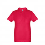 Polos personalizables infantiles 195 g/m2 color rojo primera vista