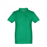 Polos personalizables infantiles 195 g/m2 color verde primera vista