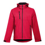 Chaquetas soft shell publicidad color rojo