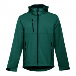 Chaquetas soft shell corporativas color verde oscuro