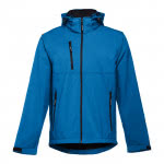 Chaquetas soft shell empresas color azul cian