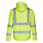 Chaqueta alta visibilidad poliéster 320 g/m2 color amarillo segunda vista