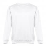 Sudadera poliéster y algodón 300 g/m2 color blanco primera vista