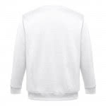 Sudadera poliéster y algodón 300 g/m2 color blanco segunda vista