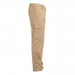 Pantalones publicitarios 240 g/m2 color marrón claro tercera vista