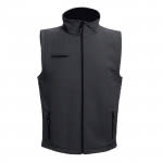 Chalecos softshell personalizados 280 g/m2 color negro primera vista