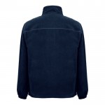 Chaqueta polar personalizada 300 g/m2 color azul oscuro segunda vista