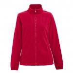 Chaqueta polar para mujer 300 g/m2 color rojo primera vista