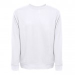 Sudadera en felpa italiana 240 g/m2 color blanco primera vista