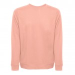 Sudadera en felpa italiana 240 g/m2 color salmón primera vista
