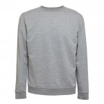 Sudadera en felpa italiana 240 g/m2 color gris jaspeado primera vista