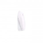 Sudadera en algodón y poliéster 300 g/m2 THC DELTA KIDS WH color blanco tercera vista