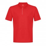 Polo técnico de hombre de poliéster reciclado 180 g/m2 THC DYNAMIC color rojo