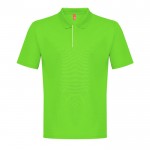 Polo técnico de hombre de poliéster reciclado 180 g/m2 THC DYNAMIC color verde lima