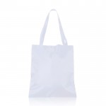 Bolsa plegable de RPET ideal para llevar donde sea 50 g/m2 color blanco vista 1