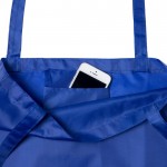 Bolsa plegable de RPET ideal para llevar donde sea 50 g/m2 color azul real vista 1