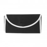 Bolsa plegable de non-woven con cierre de velcro 80 g/m2 color negro