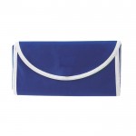 Bolsa plegable de non-woven con cierre de velcro 80 g/m2 color azul marino