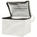 Bolsa térmica clásica con espacio para seis latas 80 g/m2 color blanco