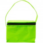 Bolsa térmica clásica con espacio para seis latas 80 g/m2 color verde claro