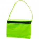 Bolsa térmica clásica con espacio para seis latas 80 g/m2 color verde claro