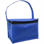 Bolsa térmica clásica con espacio para seis latas 80 g/m2 color azul real