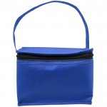 Bolsa térmica clásica con espacio para seis latas 80 g/m2 color azul real vista 1