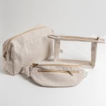 Riñonera de cáñamo y algodón con varios bolsillos 160 g/m2