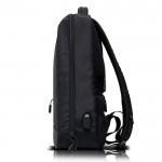 Mochila antirrobo de poliéster con reflectantes para PC 15,6'' color negro