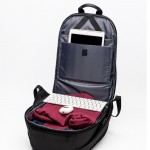 Mochila de viaje con bolsillos antirrobo y espacio para PC 15,6” color negro vista 1