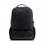 Mochila para PC con bolsa térmica y cable de carga 15,6” color negro vista 1