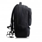 Mochila para PC con bolsa térmica y cable de carga 15,6” color negro vista 3