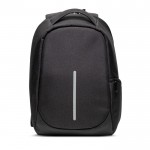 Mochila antirrobo de nylon para PC con bolsillo trasero 15,6” color negro vista 11