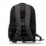 Mochila antirrobo de nylon para PC con bolsillo trasero 15,6” color negro