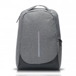 Mochila antirrobo de nylon para PC con bolsillo trasero 15,6” color gris oscuro
