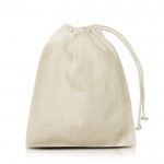 Bolsa de algodón de amplio tamaño para el día a día 110 g/m2 color beige