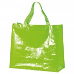 Bolsa de la compra de nylon brillante y resistente 120 g/m2 color verde claro