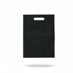 Bolsa pequeña de non-woven de colores con asa hueca 80 g/m2 color negro vista 11