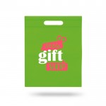 Bolsa de non-woven disponible en varios colores con asa 80 g/m2 vista con logo impreso