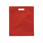 Bolsa de non-woven disponible en varios colores con asa 80 g/m2 color rojo