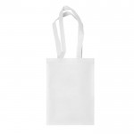 Bolsa de non-woven con asas largas ideal para la compra 70 g/m2 color blanco