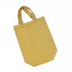 Bolsa de non-woven brillante con purpurina y correas 130 g/m2 vista 4
