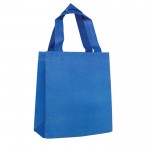 Bolsa de non-woven brillante con purpurina y correas 130 g/m2