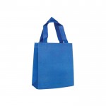 Bolsa de non-woven brillante con purpurina y correas 130 g/m2