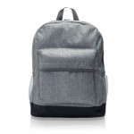 Mochila de poliéster con base de color para portátil 13” color negro vista 11