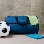 Bolsa para deporte de poliéster 600D con bolsillo para zapatillas vista 1