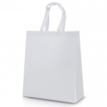 Bolsa de non-woven con efecto mate y alta resistencia 110 g/m2 color blanco