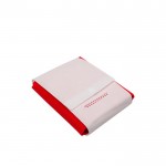 Bolsa plegable de non-woven para llevar a cualquier parte 80 g/m2 color rojo