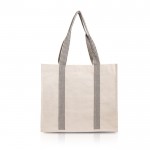 Bolsa de algodón natural con asas en varios colores 300 g/m2 color negro vista 11