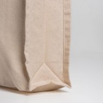 Bolsa de algodón reciclado con fuelle en el lateral 190 g/m2